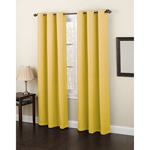 No. 918 Montego Casual Textured Semi-Sheer Grommet Curtain Panel