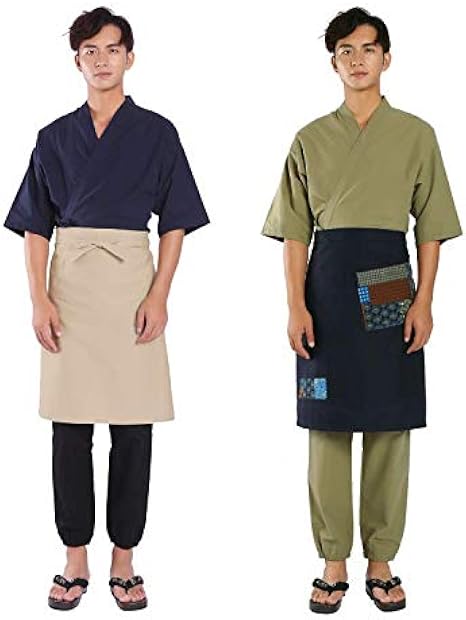 Amazon Co Jp Men S Work Clothes Cooking Clothes Itamae Sushi Artisan Clothing Japanese Food Restaurants Izakaya Hot Springs Cook S Shirt Clothing Shoes Jewelry