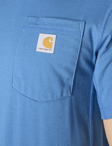 Image of Carhartt Men's Force Relaxed Fit Midweight Short-Sleeve Pocket T-Shirt