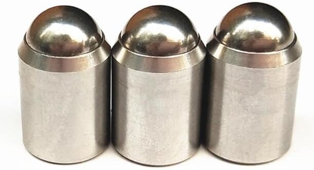 Generic M2 M3 M4 M5 Ball plunger smooth body ball spring plunger stainless steel positioning beads 2.5/3/4/5/6mm length 10pcs - (Length: M5 x 6mm)