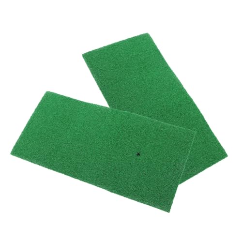 Toyvian 2Piezas Colchoneta Estera y Portátil Mat para Entrenamiento de Swing y Putting para Hombres y Entusiastas del Golf Duradera