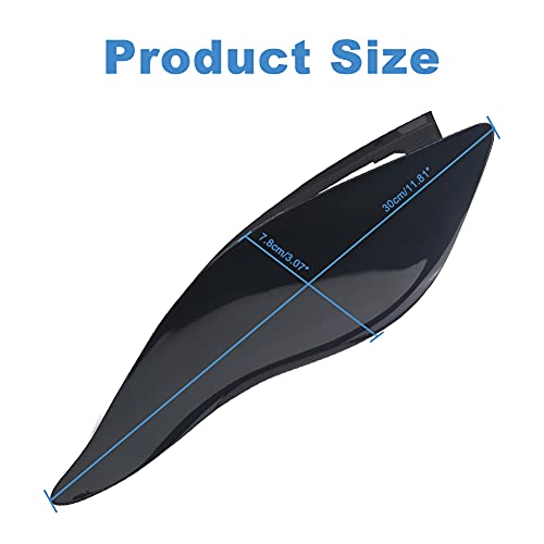 Waterwich Fairing Air Deflector Side Wing Windshield Compatible With Harley Davidson Electra Street Glide 2014 2015 2016 2017 2018 2019 2020 2022 2023 #TOP3