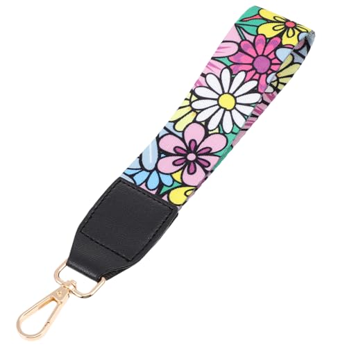Imagen de STOBAZA Bolso de Mano Flores Correa de Muñeca Antipérdida para Billetera Cordón Decorativo para Bolso para Uso Diario o Eventos Especiales
