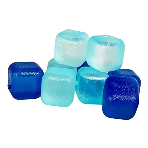 Conjunto 12 Cubos de Gelo Ecológico Reutilizável 2,5 x 2,5cm