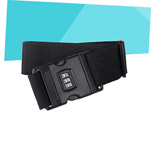 TENDYCOCO 4 Pcs Alça De Bloqueio Faixa De Bagagem Porta Malas Alças De Bagagem Ajustáveis Alças De B