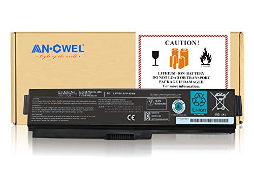 Angwel 10.8V 98WH Toshiba PA3819U-1BRS Replacement Laptop Battery for Satellite A655 A660 L600 M500, Satellite Pro C650 C660 L510 serious  1 Year Warranty