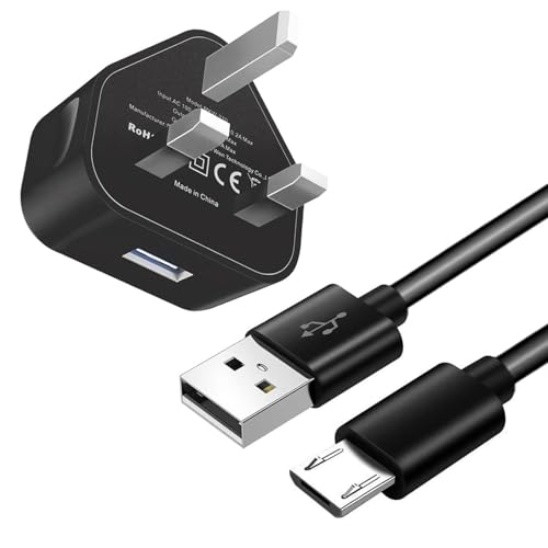 Micro Kindle Fire HD Tablet Charger Cord for Amazon Fire HD 7 8 10 4-5th Gen (2014-2019) Kindle Paperwhite 1-10th Oasis 1-4th Gen Voyage DX Keyboard Touch Kids Power Charger Replacement 1.5M