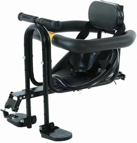 CokBlu 自転車前後部チャイルドシート 幼児キッズ用子供のせ 足置き場付き握りやすいアームレスト 最大 25KG 耐荷重 軽量簡単インストール