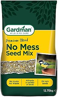 Gardman A05552 No Mess Seed Mix for Wild Birds - 12.75kg, Natural