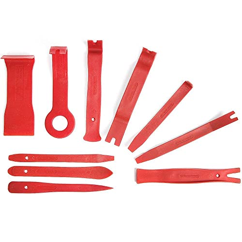 Sunplustrade Auto Trim Removal Tool Set (No Scratch Plastic Pry Tool Kit) - Auto Trim Tool Kit Car Tools, Easy Door Panel Removal Tool, Fastener Removal, Clip, Molding, Dashboards, Interior Trim Tools #TOP4