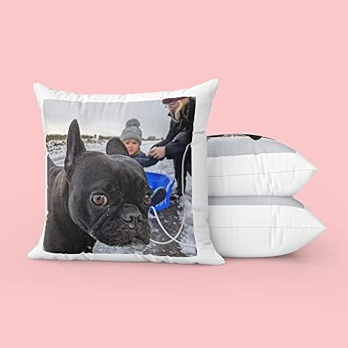 Hippowarehouse Personalised Cushion Any Text Any Image Photo VARIOUS OPTIONS AVAILABLE Personalised Photo Sequin Cushion Pillow Optional Infill Gift Present Valentines Christmas Surprise Magic Reveal