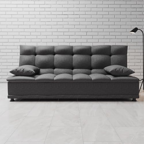 El Mejor Listado de Sofa Cama Moderno para comprar hoy. 44 Sofá Cama Matrimonial Río – Sillón Reclinable de 3 Posiciones | Cómodo, Moderno y Minimalista para Sala o Recámara | Tapizado en Tela Oslo | Lase (Oxford)