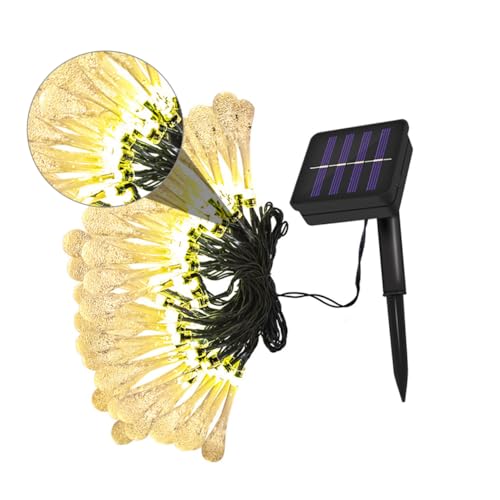 Luces solares de cadena LED para exterior 5m 20 bombillas