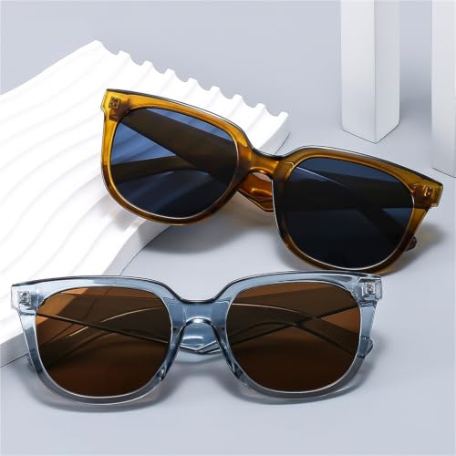 Monture tendance de lunettes de soleil au design mixte unique