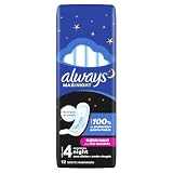 Always Maxi Serviettes Hygiéniques, ProFresh Night, 12 Serviettes Sans Ailettes, Flux Très Abondants Nuit, Cœur Ultra Absorbant et Neutralisation des Odeurs- l'emballage de l'article peut varier