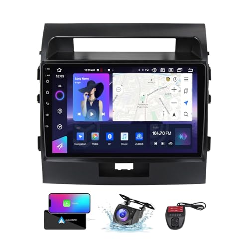Autoradio Android 13 Toyota Land Cruiser pour voyager en musique avec l'écran tactile 10" GPS