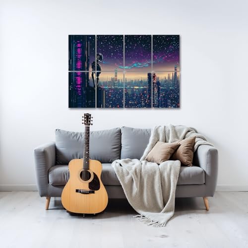 8 Paneles Artísticos Paneles Acústicos de Pie, Paneles Decorativos Absorbentes de Sonido, 48"x32" para Estudios y Hogar miniatura 2