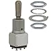 "Honeywell 12TW1-5 Switch, Toggle, 2 Pole, 3 Position, Solder Terminals, On(mom)-Off-On"