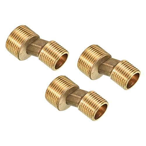 Tool parts 3Pcs Brass G1/2 To G3/4 Male Thread 44mm Claw Foot Bathtub Faucet Adapter
