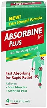 Absorbine Jr Plus Pain Relieving Liquid - 4 oz, Pack of 2