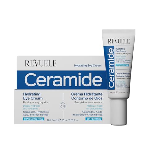 Ceramide Hydrating Nourishing Eye Cream, Ceramides, Hyaluronic Acid, Niacinamide, Cruelty-Free, 25ml
