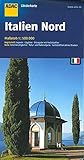 italien karte seen  ADAC Länderkarte Nord-Italien 1:500.000: Register: Legende, Citypläne, Ortsregister mit Postleitzahlen. Karte: Sehenswürdigkeiten, Natur- und Nationalparks, landschaftlich schöne Strecken