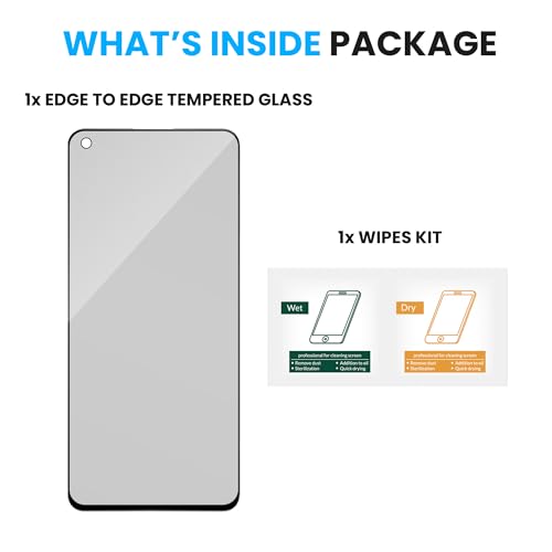 Image of FIRST MART Military-Grade Matte Tempered Glass for OnePlus Nord 2T, Nord 2 and Nord CE - 9H Screen Protector, Anti-Glare Protection, Scratch-Resistant, Bubble-Free (1 Pack)
