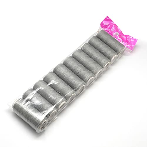10 rollos de hilo de coser de poliéster 1200 m 0.1 mm miniatura 3