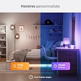 Nanoleaf Matter Essentials żarówki WLAN E27, 2 inteligentne lampy LED RGBW – 16 mln kolorów, możliwość ściemniania i pilot zdalnego sterowania, sterowanie aplikacją i głosem (kompatybilne z Alexa,