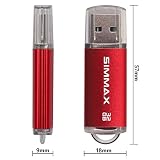 SIMMAX Memory Stick pendrive, 32 GB, USB 2.0, pendrive pendrive firmy SIMMAX (32 GB, czerwono-fioletowy)