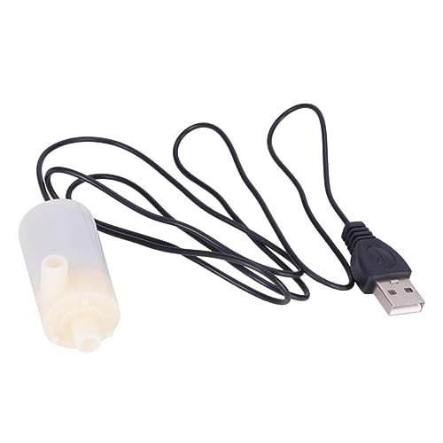 KONTONTY USB Micro Water Pump Mini Submersible Aquarium Water Pump for Fountains Hydroponics Aquariums Small for Versatile Use