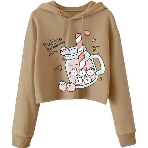 beltly Cute Crop Hoodie Stylish Sweatshirt Women Casual Latest White Black Pink Lavender Beige Girl Cute-picture-14