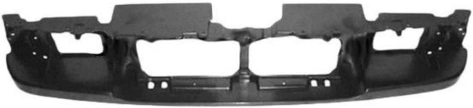 KarParts360 Ford Ranger 1993-1997 Header Panel - Black, Front, Truck Specific Fit