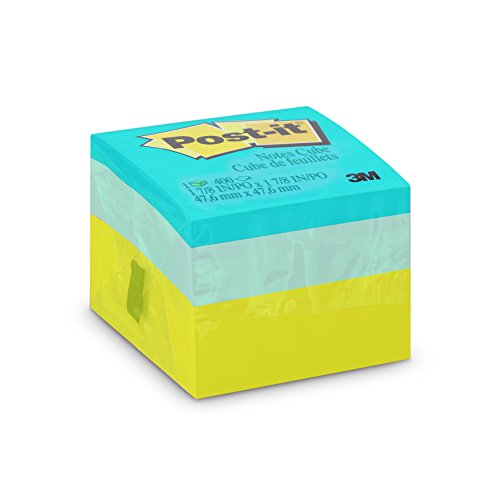 Post-it, 3M, Bloco de Notas Adesivas, Cubo Verde, 47,6mm x 47,6mm...