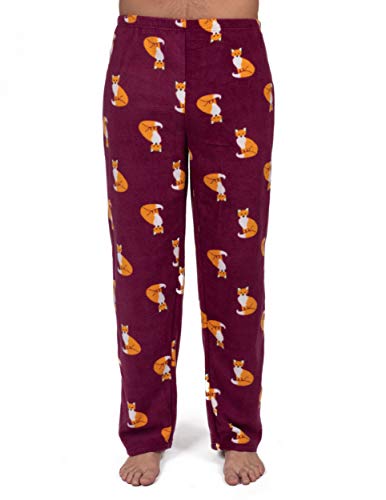 Leveret Men's Pajama Pants Fleece Lounge Sleep Pj Bottoms Christmas Pjs (Size XSmall-XXLarge)