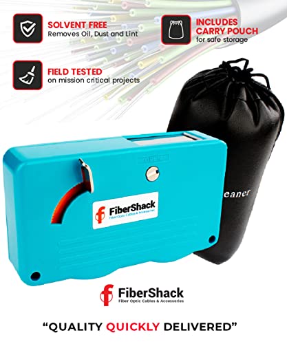 Fibershack - Fiber Optic Cleaning Box. A 2.5Mm Sc Fiber Cleaner & 1.25Mm Lc Fiber Cleaner. Our 500+ Use Fiber Optic Connector Cleaner Is A Crucial St Fiber Cleaner For Your Fiber Cleaner Kit #TOP1