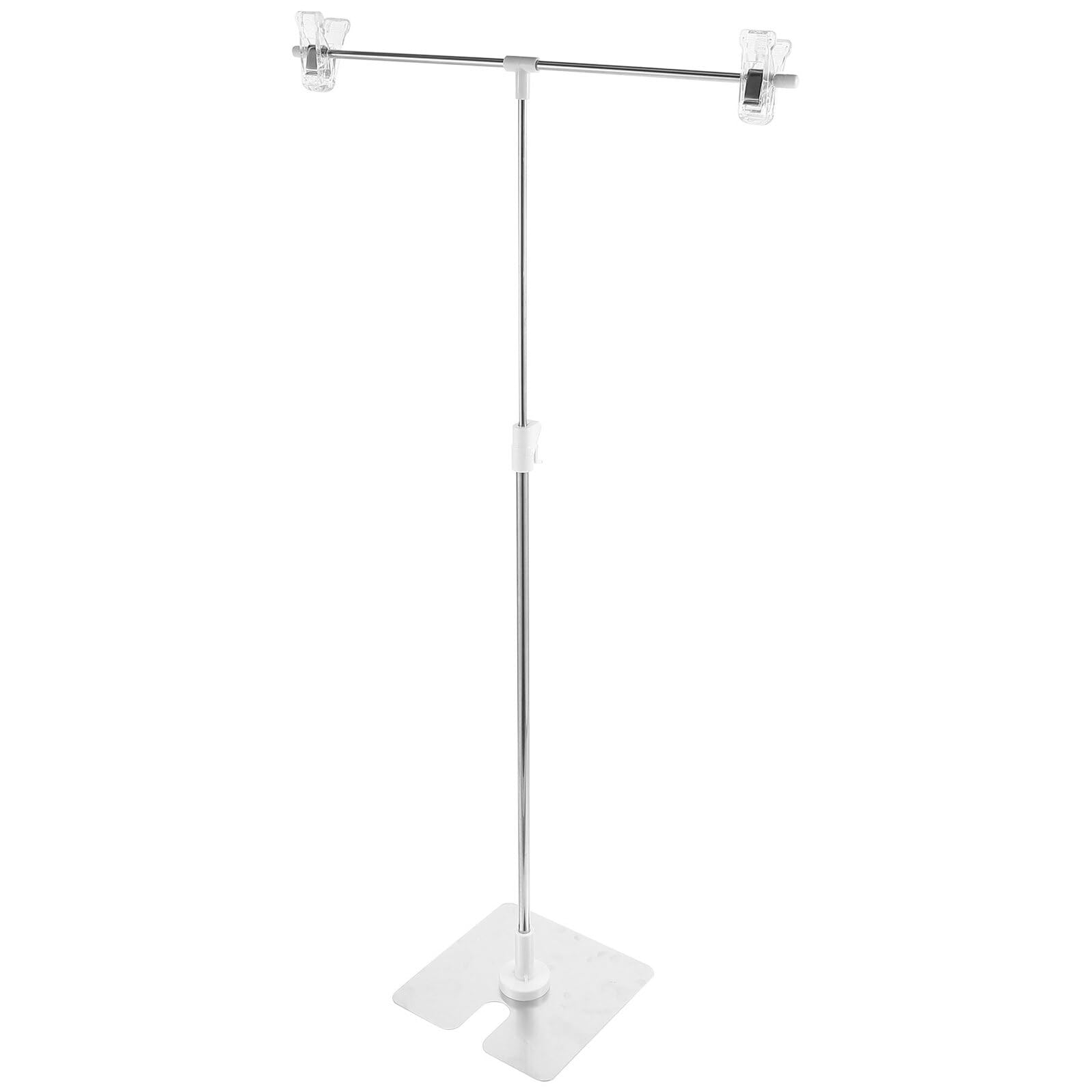 Soporte de Fondo de Mesa Mini Ajustable en Forma de T, Acero Inoxidable