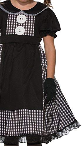 Forum Novelties Kids Dark Rag Doll Costume, Black, Medium #TOP1