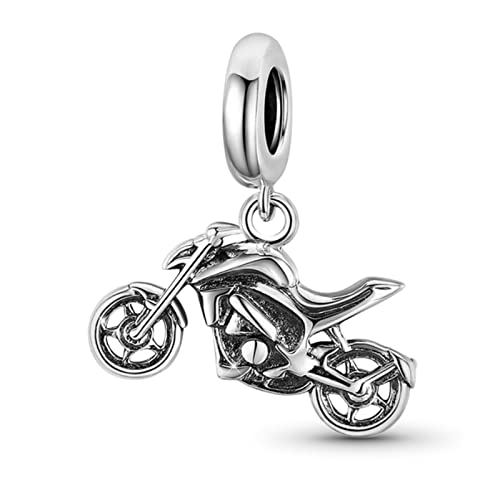 GNOCE Moto Breloques Pendentifs En Argent Sterling Voyage Thème Perles Breloque Fit Bracelet/Collier Bijoux Pour Femmes Filles