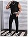 SweatyRocks Men's Slogan Graphic Tank Top Sleeveless Muscle Gym Shirts Crop Top Undershirts Black Large