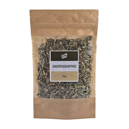 Lowhill Valley Andrographis Herb Herbal Tea - Andrographis Paniculata – Cut and Dried Herb Loose Leaf - 100% Natural, Caffeine-Free – Responsibly Sourced – 50g