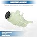 X AUTOHAUX Power Steering Reservoir Automotive Power Steering Tank Replacement No.52126151AF for Jeep Wrangler 2008-2019 for Jeep Wrangler JK 2018