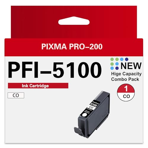 PFI-5100 Ink Cartridges - High Capacity Replacements for Canon imagePROGRAF PRO-310 Printer (Chroma Optimized)