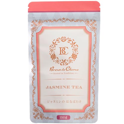 Brews de Charme ジャスミン茶 粉末 インスタントティー 無糖 お湯・冷水OK 香り高い 中国茶 ティーパウダー 100gの商品画像（Amazon）