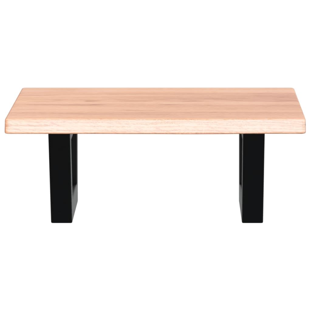 Mueble de baño de madera maciza de roble de 50 cm de ancho con soporte trapezoidal de acero, soporta 100 kg, estantería moderna para cuarto de baño que ahorra espacio, juego de muebles para