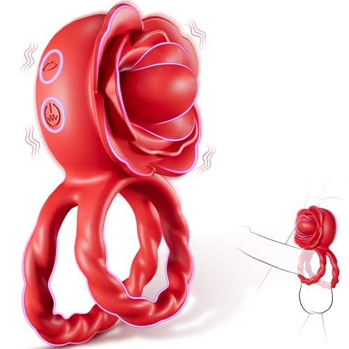 Anillo Vibradorador Pene Juguetes Sexuales - Vibradorador Hombre Juguetes Eróticos para Pareja Sexuales Anillo Vibradorador Pene Clítoris Anillo Pene Masculino Ereccion con 10 Vibración Modos Sex Toys