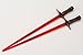 Star Wars The Force Awakens Kylo Ren and Rey Lightsaber Chopsticks Set