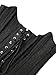 Benfoly Black Corset Tops for Women Strapless Backless Lace-Up Bustier Crop Tank Top Sleeveless Sexy Summer Going Out Top Y2K