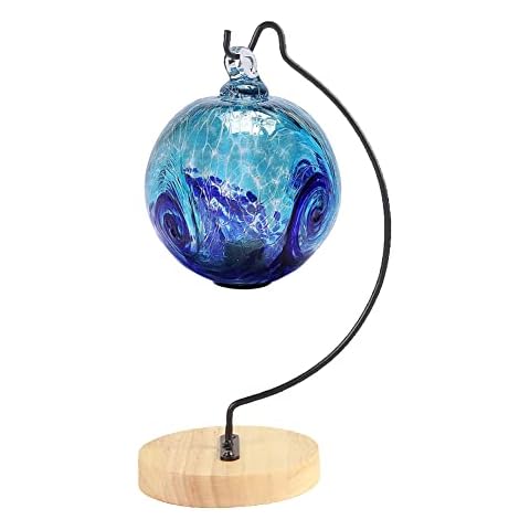 YY YEARCHY Semicircular Ornament Display Stand Aesthetic Air Plants Holder Terrariums Hanging Planter Stand Art Iron Wire Hanging Pot Hook for Home Decor Ornaments Glass Globe Witch Ball Cover