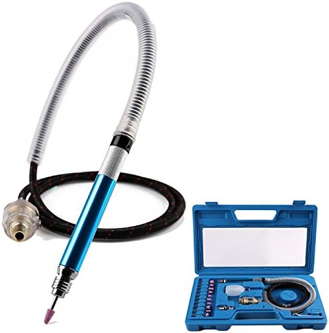 Valianto 1/8" (3mm) Air Micro Grinder, Pneumatic Pencil Die Grinder, 58000 RPM Free Speed